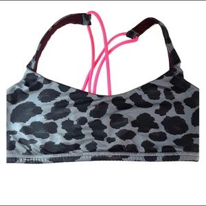 Lululemon free to be bra 8 , cheetah print